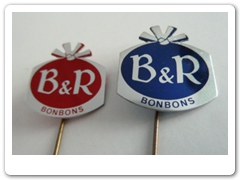 B&R - bonbons - rood en blauw