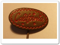 California - goud met rood